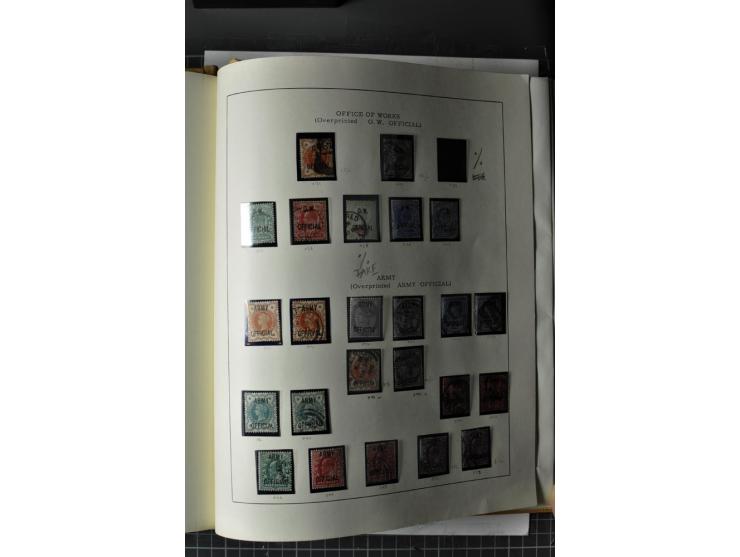 1840/ 1901, Queen Victoria issues, mint and used specialized collection with singles multiples, covers, plate reconstructions