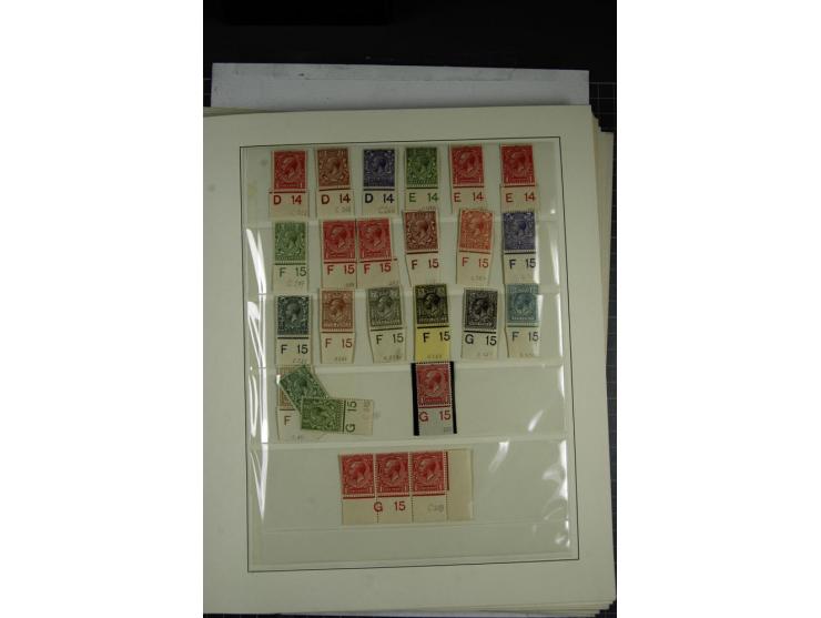 1902/1951, The four Kings, specialised mint and used collection including 1902/11, Edward VII, 2s.6d., 5s. 10s. and  1 Pound 