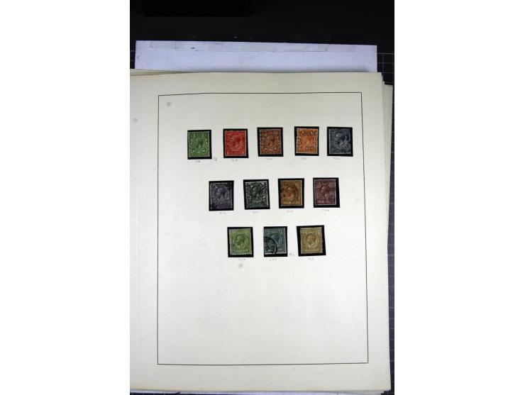 1902/1951, The four Kings, specialised mint and used collection including 1902/11, Edward VII, 2s.6d., 5s. 10s. and  1 Pound 