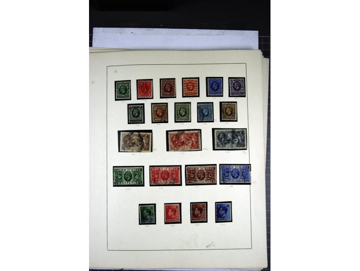 1902/1951, The four Kings, specialised mint and used collection including 1902/11, Edward VII, 2s.6d., 5s. 10s. and  1 Pound 