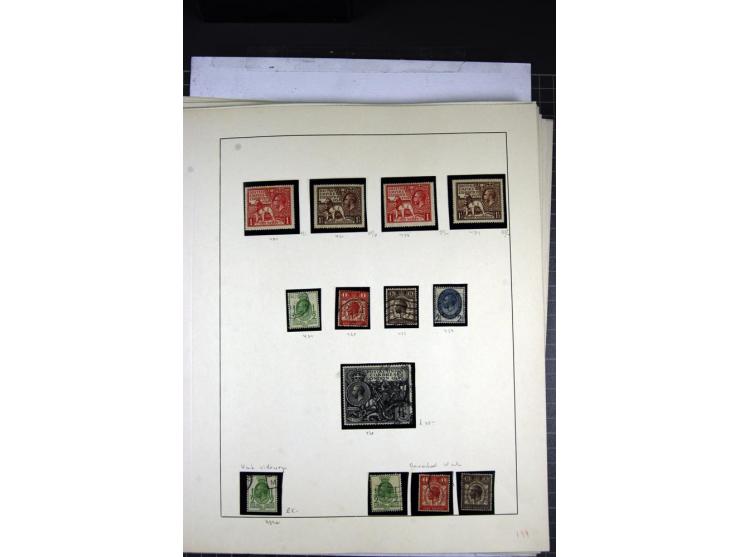 1902/1951, The four Kings, specialised mint and used collection including 1902/11, Edward VII, 2s.6d., 5s. 10s. and  1 Pound 