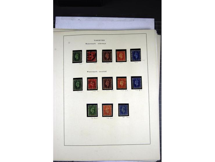 1902/1951, The four Kings, specialised mint and used collection including 1902/11, Edward VII, 2s.6d., 5s. 10s. and  1 Pound 