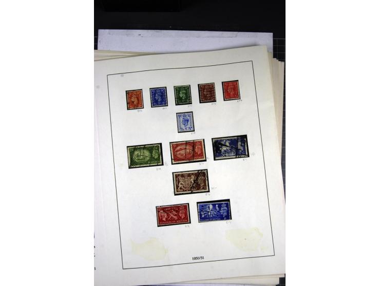 1902/1951, The four Kings, specialised mint and used collection including 1902/11, Edward VII, 2s.6d., 5s. 10s. and  1 Pound 