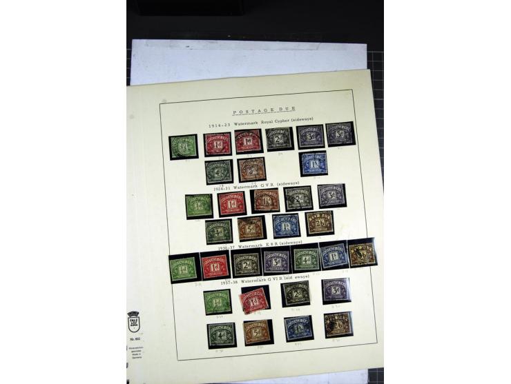 1902/1951, The four Kings, specialised mint and used collection including 1902/11, Edward VII, 2s.6d., 5s. 10s. and  1 Pound 