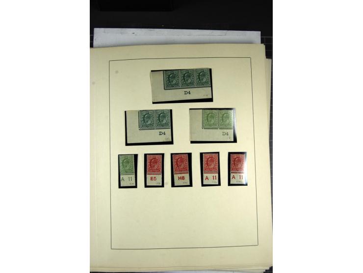 1902/1951, The four Kings, specialised mint and used collection including 1902/11, Edward VII, 2s.6d., 5s. 10s. and  1 Pound 