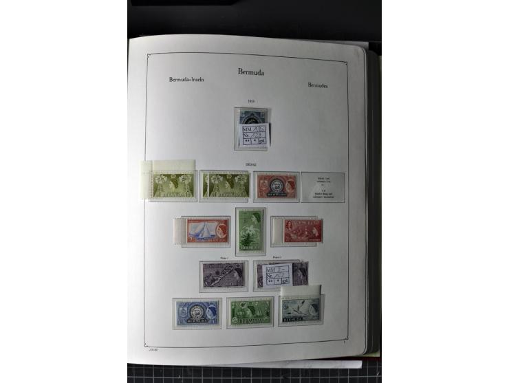  1953/92, postfrische, weitgehend kpl. Sammlung auf KABE-Blättern