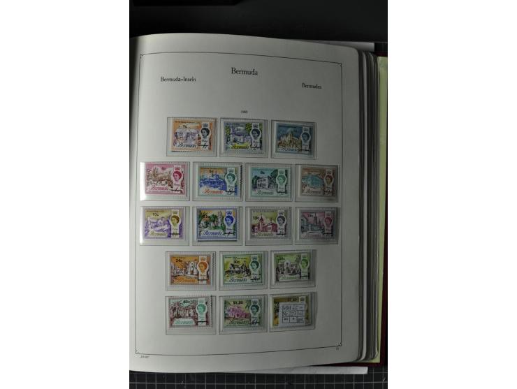  1953/92, postfrische, weitgehend kpl. Sammlung auf KABE-Blättern