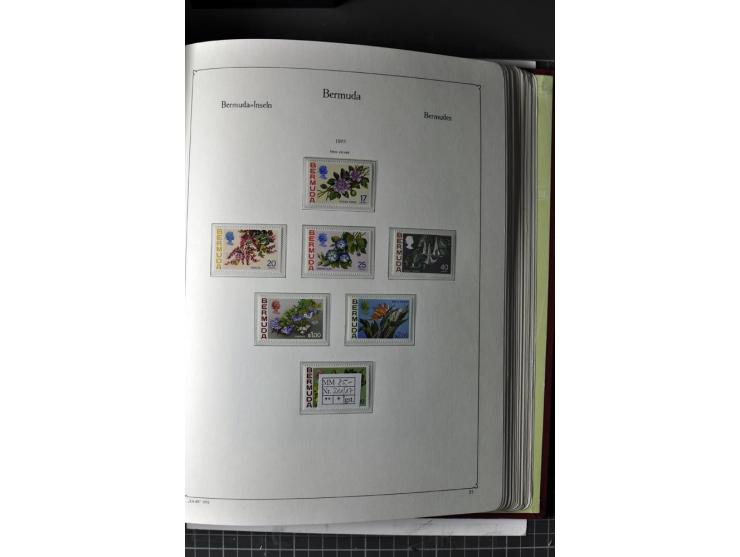  1953/92, postfrische, weitgehend kpl. Sammlung auf KABE-Blättern