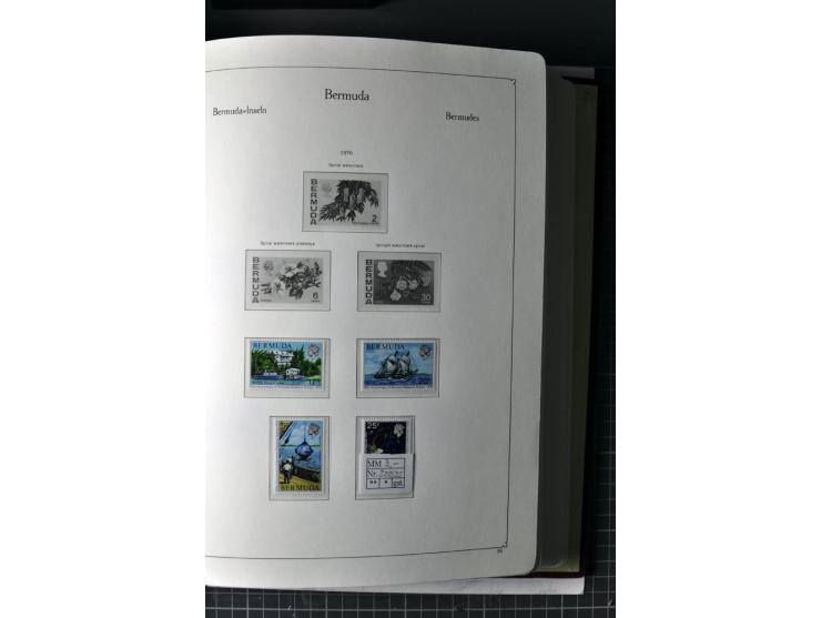  1953/92, postfrische, weitgehend kpl. Sammlung auf KABE-Blättern