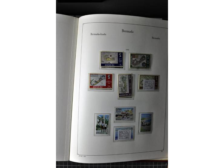  1953/92, postfrische, weitgehend kpl. Sammlung auf KABE-Blättern