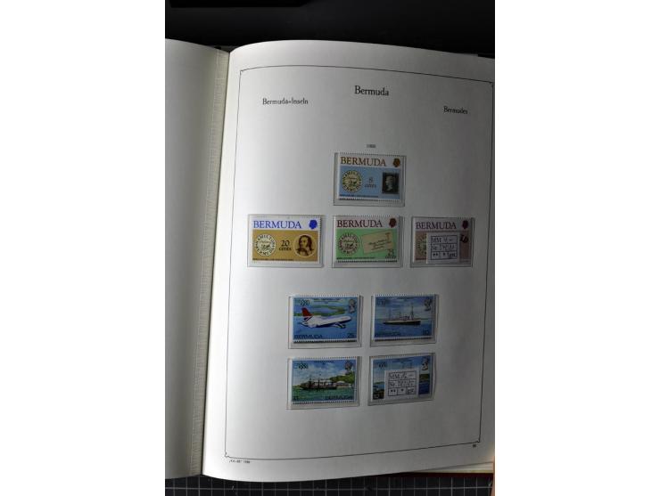  1953/92, postfrische, weitgehend kpl. Sammlung auf KABE-Blättern