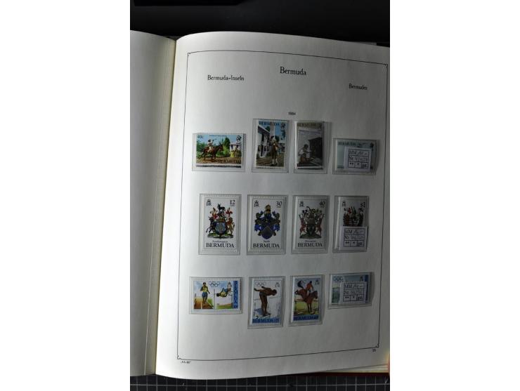  1953/92, postfrische, weitgehend kpl. Sammlung auf KABE-Blättern