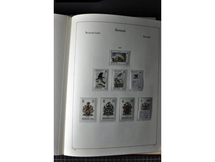  1953/92, postfrische, weitgehend kpl. Sammlung auf KABE-Blättern