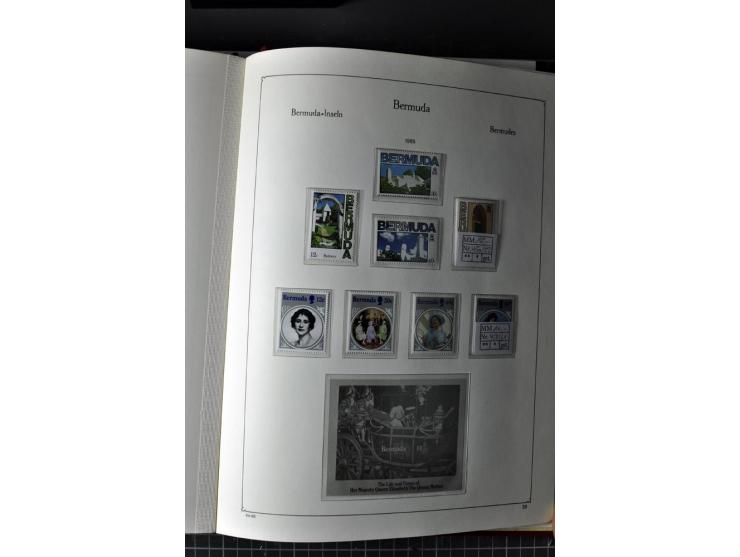  1953/92, postfrische, weitgehend kpl. Sammlung auf KABE-Blättern