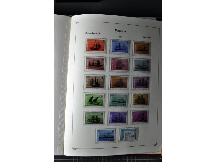  1953/92, postfrische, weitgehend kpl. Sammlung auf KABE-Blättern