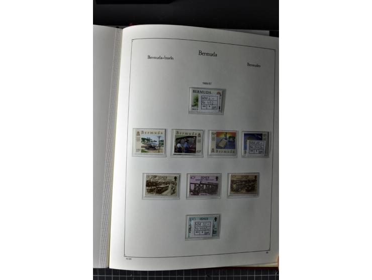  1953/92, postfrische, weitgehend kpl. Sammlung auf KABE-Blättern