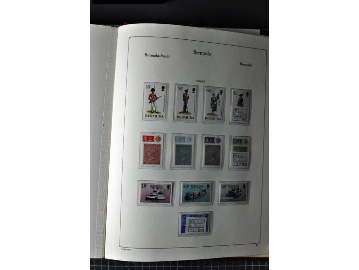  1953/92, postfrische, weitgehend kpl. Sammlung auf KABE-Blättern