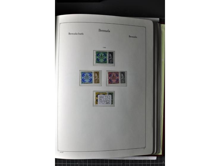  1953/92, postfrische, weitgehend kpl. Sammlung auf KABE-Blättern