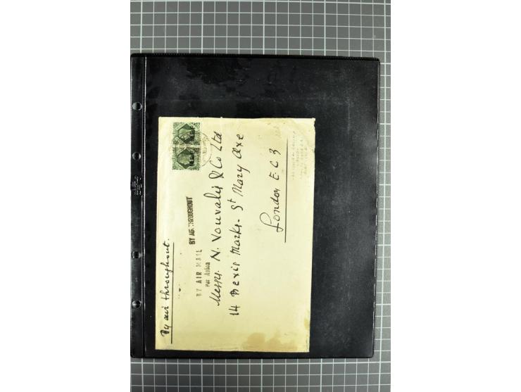 BRITISCHE BESETZUNG ITALIENISCHER KOLONIEN: 1941/52, sehr interessanter Posten von rund 400 Briefen und Karten, dabei Reco, L