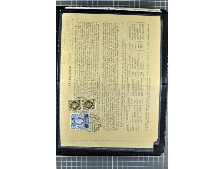 BRITISCHE BESETZUNG ITALIENISCHER KOLONIEN: 1941/52, sehr interessanter Posten von rund 400 Briefen und Karten, dabei Reco, L