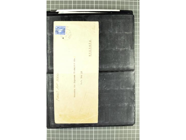 BRITISCHE BESETZUNG ITALIENISCHER KOLONIEN: 1941/52, sehr interessanter Posten von rund 400 Briefen und Karten, dabei Reco, L