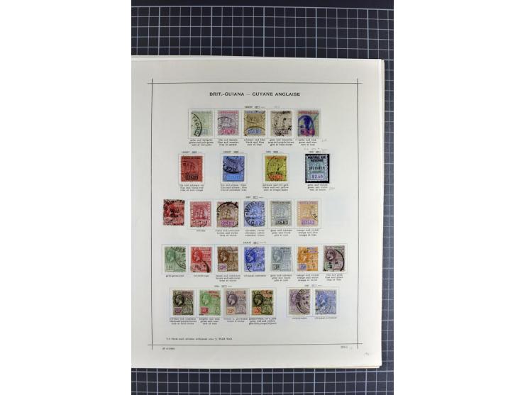 1860/1949, meist gestempelte Sammlung mit ca. 150 Marken auf 9 Albenblättern, dabei bessere Marken, kpl. Sätze und Höchstwert