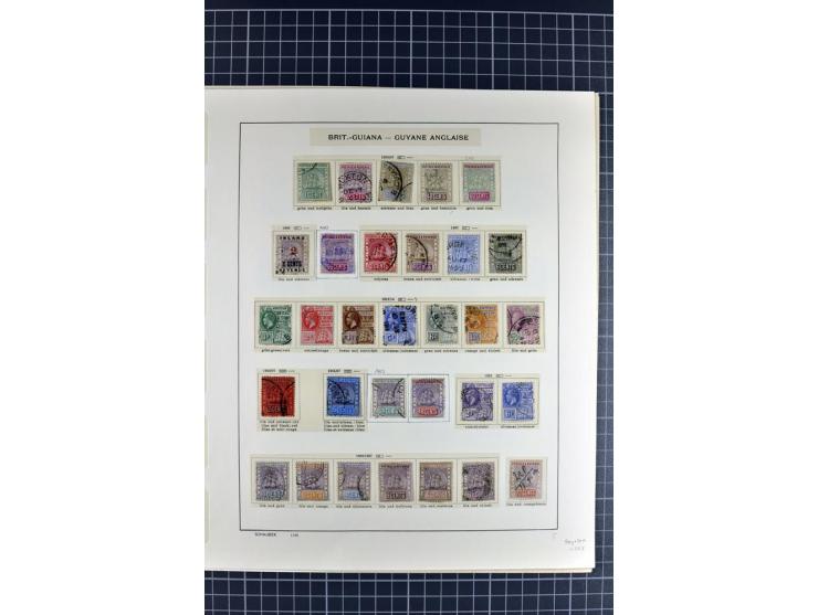 1860/1949, meist gestempelte Sammlung mit ca. 150 Marken auf 9 Albenblättern, dabei bessere Marken, kpl. Sätze und Höchstwert