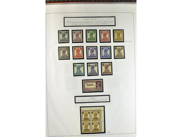 1854/1946, anfangs gestempelte. später ungebrauchte und gestempelte Sammlung mit vielen besseren Werten, oft vielfach gesamme