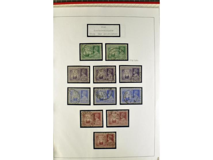 1854/1946, anfangs gestempelte. später ungebrauchte und gestempelte Sammlung mit vielen besseren Werten, oft vielfach gesamme