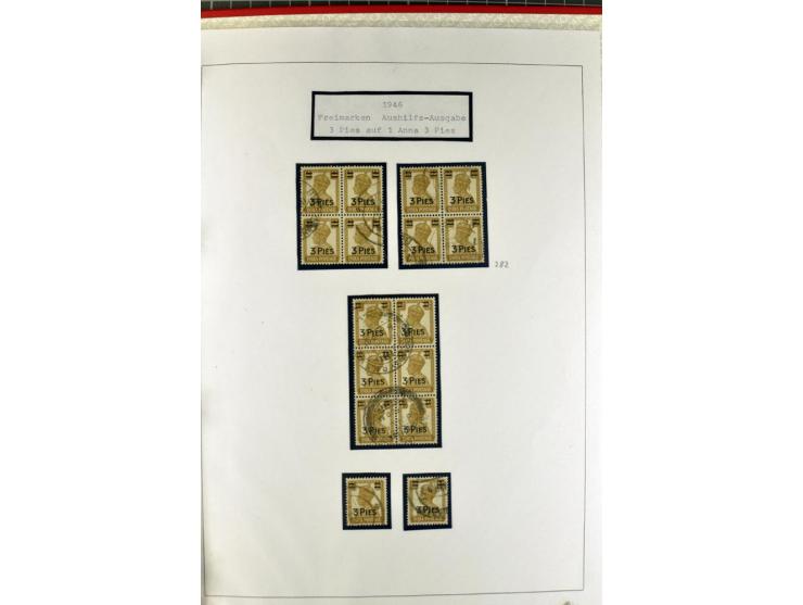 1854/1946, anfangs gestempelte. später ungebrauchte und gestempelte Sammlung mit vielen besseren Werten, oft vielfach gesamme