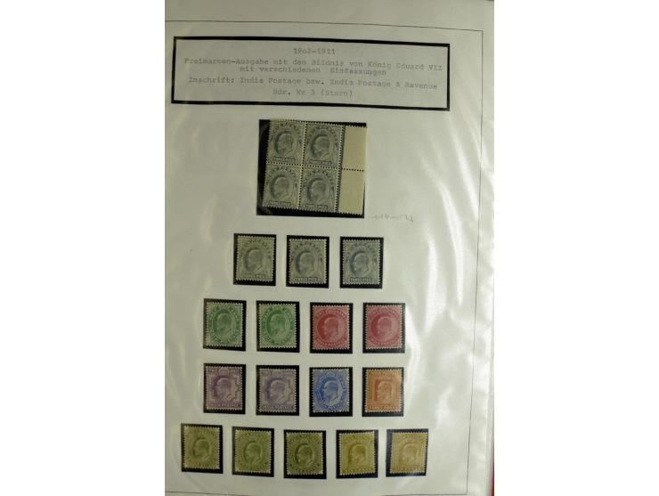 1854/1946, anfangs gestempelte. später ungebrauchte und gestempelte Sammlung mit vielen besseren Werten, oft vielfach gesamme