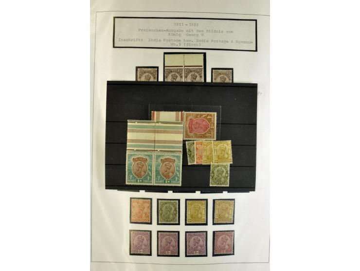 1854/1946, anfangs gestempelte. später ungebrauchte und gestempelte Sammlung mit vielen besseren Werten, oft vielfach gesamme