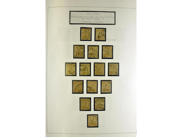 1854/1946, anfangs gestempelte. später ungebrauchte und gestempelte Sammlung mit vielen besseren Werten, oft vielfach gesamme