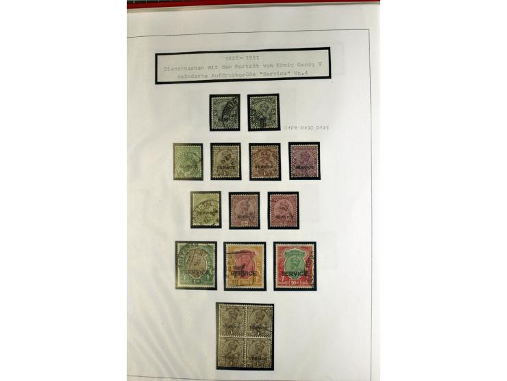1854/1946, anfangs gestempelte. später ungebrauchte und gestempelte Sammlung mit vielen besseren Werten, oft vielfach gesamme