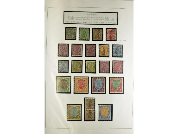1854/1946, anfangs gestempelte. später ungebrauchte und gestempelte Sammlung mit vielen besseren Werten, oft vielfach gesamme