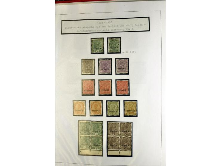 1854/1946, anfangs gestempelte. später ungebrauchte und gestempelte Sammlung mit vielen besseren Werten, oft vielfach gesamme