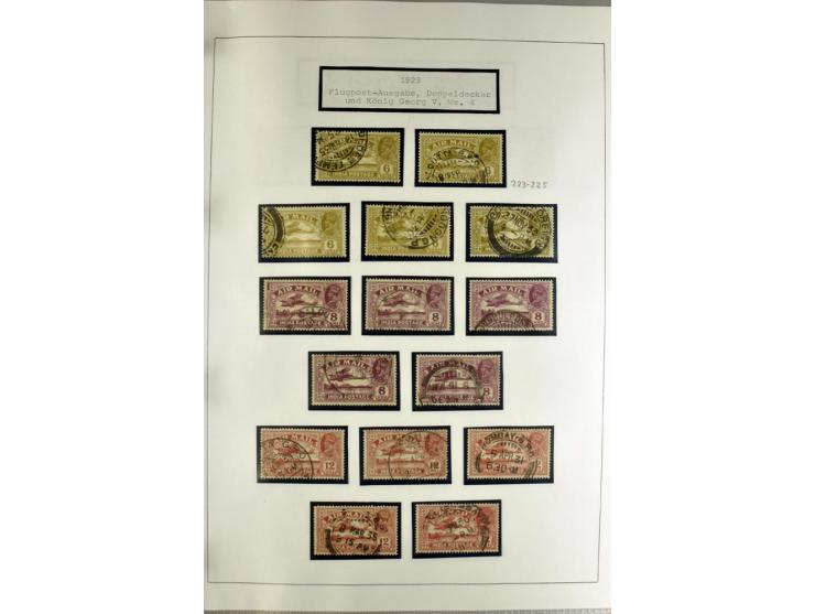 1854/1946, anfangs gestempelte. später ungebrauchte und gestempelte Sammlung mit vielen besseren Werten, oft vielfach gesamme