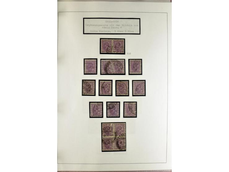 1854/1946, anfangs gestempelte. später ungebrauchte und gestempelte Sammlung mit vielen besseren Werten, oft vielfach gesamme