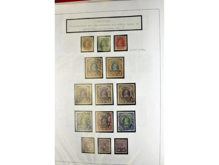 1854/1946, anfangs gestempelte. später ungebrauchte und gestempelte Sammlung mit vielen besseren Werten, oft vielfach gesamme