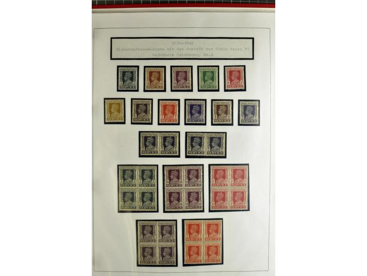 1854/1946, anfangs gestempelte. später ungebrauchte und gestempelte Sammlung mit vielen besseren Werten, oft vielfach gesamme