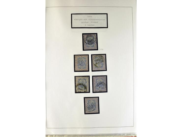 1854/1946, anfangs gestempelte. später ungebrauchte und gestempelte Sammlung mit vielen besseren Werten, oft vielfach gesamme