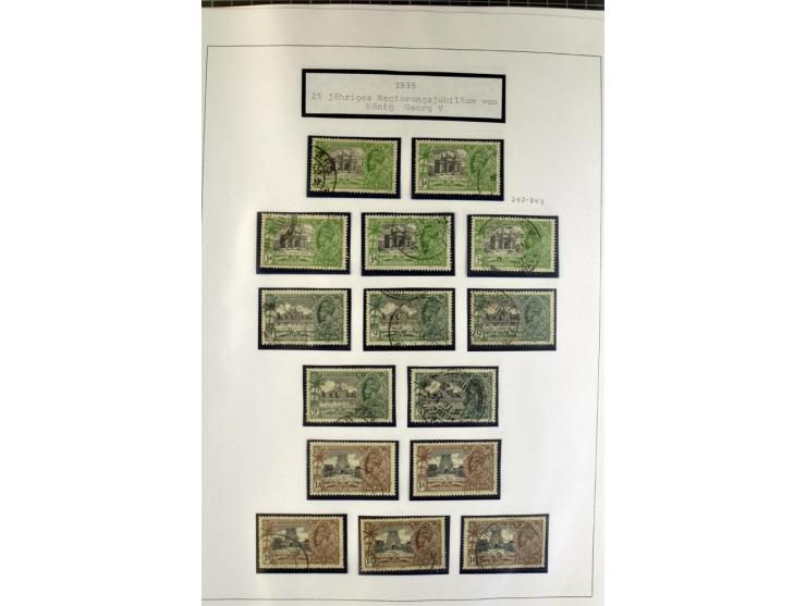 1854/1946, anfangs gestempelte. später ungebrauchte und gestempelte Sammlung mit vielen besseren Werten, oft vielfach gesamme