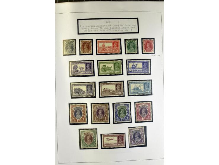 1854/1946, anfangs gestempelte. später ungebrauchte und gestempelte Sammlung mit vielen besseren Werten, oft vielfach gesamme