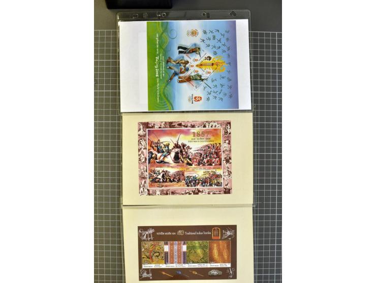  1935/2010, postfrische kleine Sammlung mit Blocks