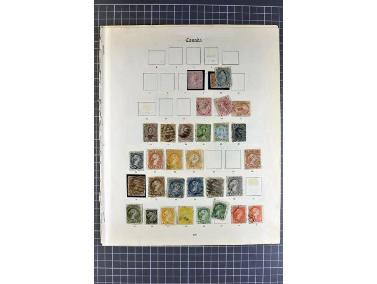 1851/1935, anfangs gestempelte, später auch ungebraucht/postfrische Sammlung mit vielen besseren Werten, dabei Neufundland Mi