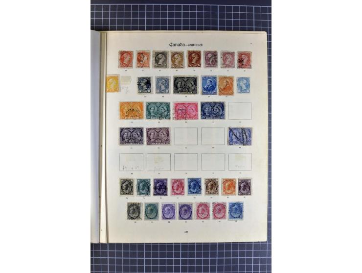 1851/1935, anfangs gestempelte, später auch ungebraucht/postfrische Sammlung mit vielen besseren Werten, dabei Neufundland Mi