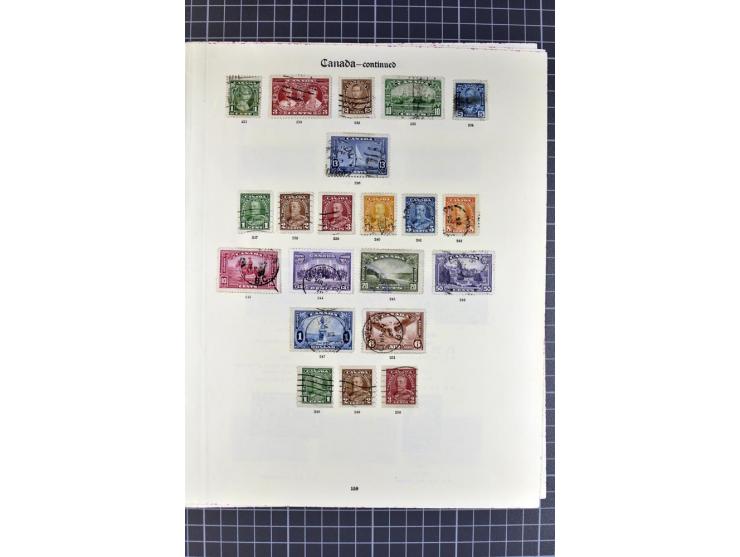 1851/1935, anfangs gestempelte, später auch ungebraucht/postfrische Sammlung mit vielen besseren Werten, dabei Neufundland Mi