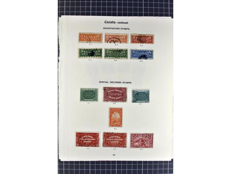1851/1935, anfangs gestempelte, später auch ungebraucht/postfrische Sammlung mit vielen besseren Werten, dabei Neufundland Mi