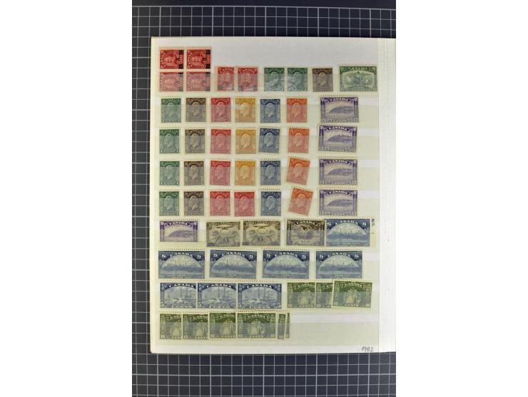 1851/1935, anfangs gestempelte, später auch ungebraucht/postfrische Sammlung mit vielen besseren Werten, dabei Neufundland Mi