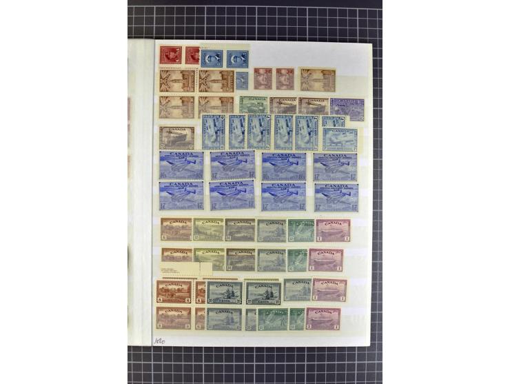 1851/1935, anfangs gestempelte, später auch ungebraucht/postfrische Sammlung mit vielen besseren Werten, dabei Neufundland Mi